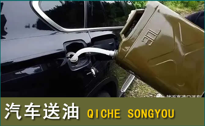 雁江区汽车救援送水案例